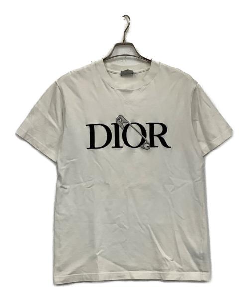 Dior（ディオール）Dior (ディオール) 半袖カットソー ホワイト サイズ:Sの古着・服飾アイテム