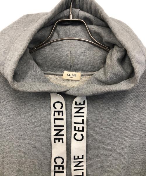 CELINE（セリーヌ）CELINE (セリーヌ) プルオーバーパーカー グレー サイズ:Mの古着・服飾アイテム