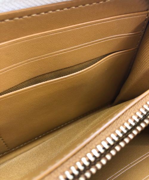 COACH（コーチ）COACH (コーチ) スリムアコーディオンジップ ウォレット ホワイト×イエローの古着・服飾アイテム