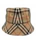 BURBERRY (バーバリー) バケットハット ブラウン：20000円