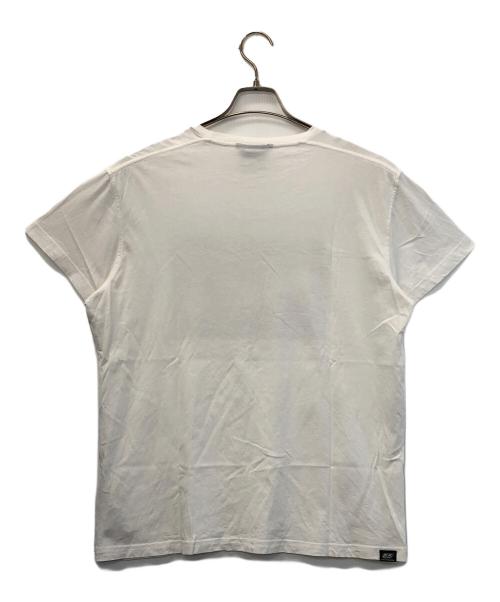 DIESEL（ディーゼル）DIESEL (ディーゼル) 半袖カットソー ホワイト サイズ:Lの古着・服飾アイテム