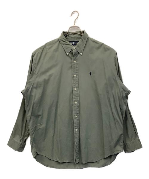 POLO RALPH LAUREN（ポロ・ラルフローレン）POLO RALPH LAUREN (ポロ・ラルフローレン) 長袖シャツ カーキ サイズ:XLの古着・服飾アイテム