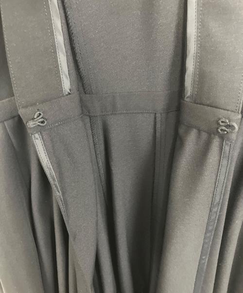 JENNE（ジェンヌ）JENNE (ジェンヌ) ボリュームロングドレスジレ ブラック サイズ:Lの古着・服飾アイテム