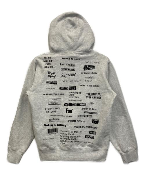SUPREME（シュプリーム）SUPREME (シュプリーム) プルオーバーパーカー ライトグレー サイズ:Mの古着・服飾アイテム