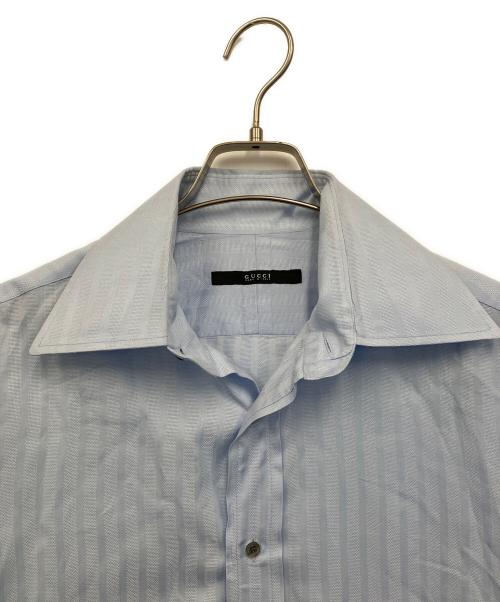 GUCCI（グッチ）GUCCI (グッチ) 長袖シャツ スカイブルー サイズ:39の古着・服飾アイテム