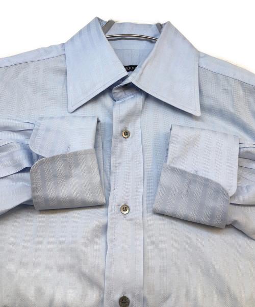 GUCCI（グッチ）GUCCI (グッチ) 長袖シャツ スカイブルー サイズ:39の古着・服飾アイテム