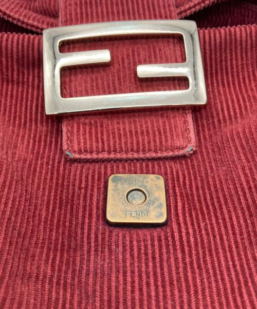 FENDI（フェンディ）FENDI (フェンディ) コーデュロイマンマバケット レッドの古着・服飾アイテム
