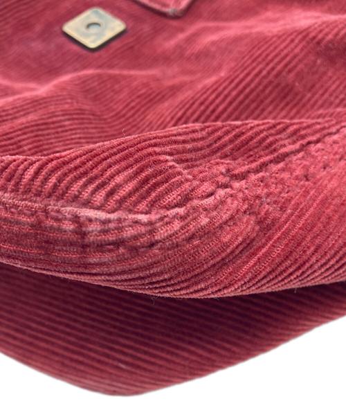 FENDI（フェンディ）FENDI (フェンディ) コーデュロイマンマバケット レッドの古着・服飾アイテム