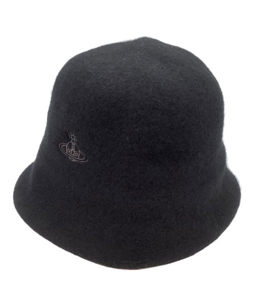 Vivienne Westwood（ヴィヴィアンウエストウッド）Vivienne Westwood (ヴィヴィアンウエストウッド) バケットハット ブラック サイズ:S-Mの古着・服飾アイテム