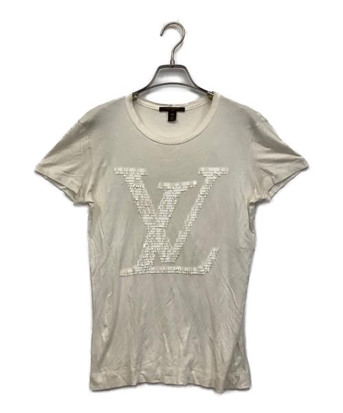LOUIS VUITTON（ルイ ヴィトン）LOUIS VUITTON (ルイ ヴィトン) 半袖カットソー アイボリー サイズ:XSの古着・服飾アイテム