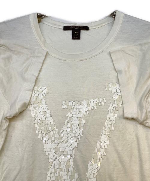 LOUIS VUITTON（ルイ ヴィトン）LOUIS VUITTON (ルイ ヴィトン) 半袖カットソー アイボリー サイズ:XSの古着・服飾アイテム