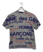 COMME des GARCONS HOMMEコムデギャルソン オム）の古着「半袖カットソー」｜グレー