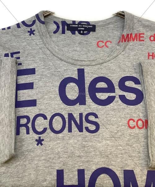 COMME des GARCONS HOMME（コムデギャルソン オム）COMME des GARCONS HOMME (コムデギャルソン オム) 半袖カットソー グレー サイズ:Sの古着・服飾アイテム
