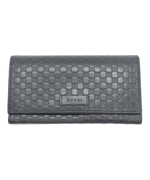 GUCCI（グッチ）GUCCI (グッチ) 長財布 ブラックの古着・服飾アイテム