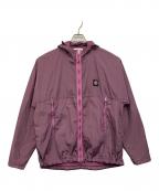 STONE ISLANDストーンアイランド）の古着「ナイロンリップストップジップアップフーディ」｜パープル