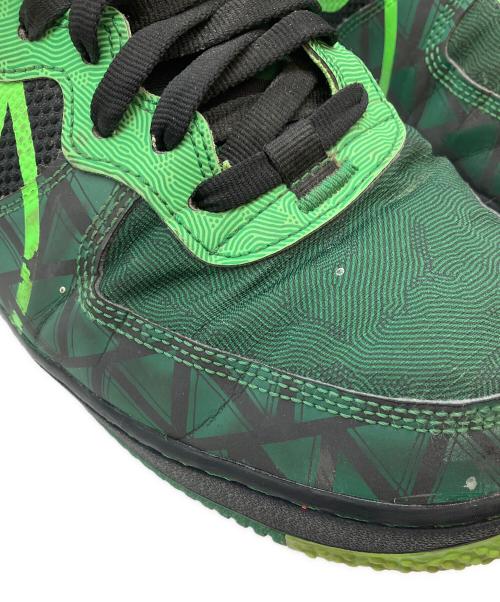 NIKE（ナイキ）NIKE (ナイキ) AIR FORCE 1 REACT QS グリーン×ブラック サイズ:29の古着・服飾アイテム