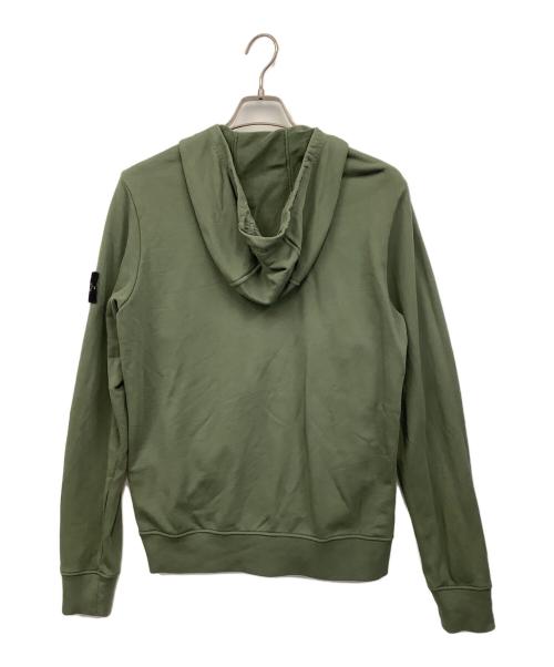 STONE ISLAND（ストーンアイランド）STONE ISLAND (ストーンアイランド) コットンスウェットダブルジップフーディパーカー グリーン サイズ:Sの古着・服飾アイテム