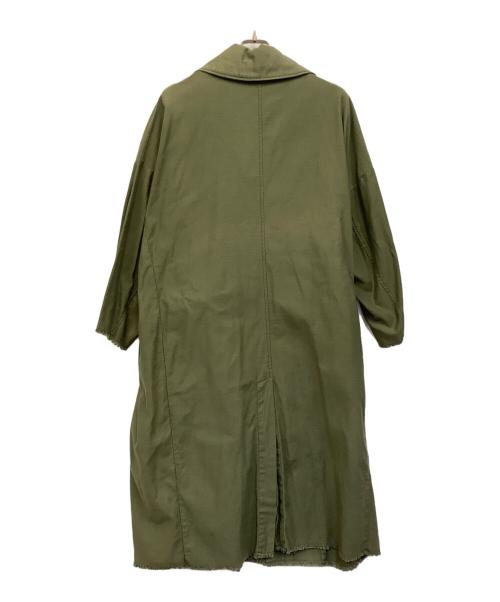 MEDE19F（メデジュウキュウ）MEDE19F (メデジュウキュウ) チェスターコート グリーン サイズ:２の古着・服飾アイテム
