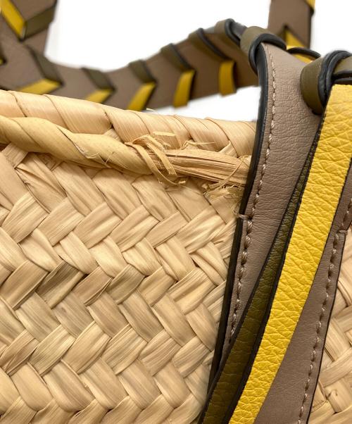 LOEWE（ロエベ）LOEWE (ロエベ) アナグラム バスケットバッグ スモール ナチュラルの古着・服飾アイテム
