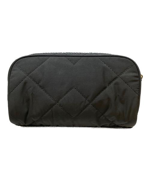 MARC JACOBS（マークジェイコブス）MARC JACOBS (マークジェイコブス) キルティングコスメティックケース ブラックの古着・服飾アイテム