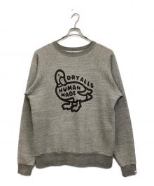 HUMAN MADE（ヒューマンメイド）の古着「裏起毛スウェット」｜グレー