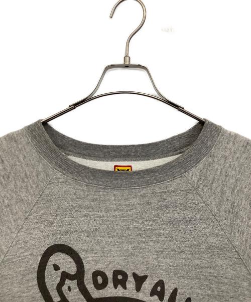 HUMAN MADE（ヒューマンメイド）HUMAN MADE (ヒューマンメイド) 裏起毛スウェット グレー サイズ:XLの古着・服飾アイテム