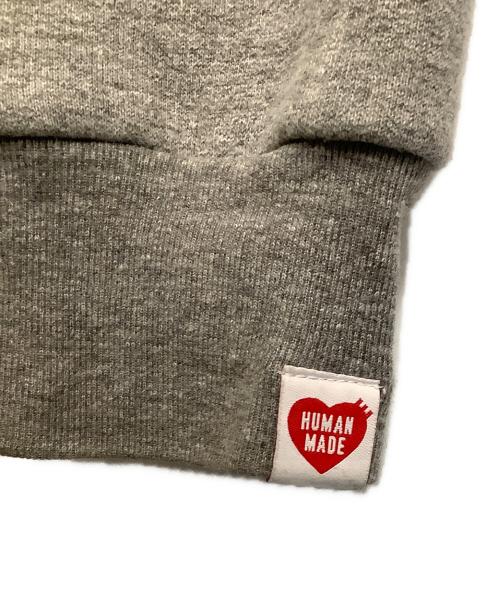 HUMAN MADE（ヒューマンメイド）HUMAN MADE (ヒューマンメイド) 裏起毛スウェット グレー サイズ:XLの古着・服飾アイテム