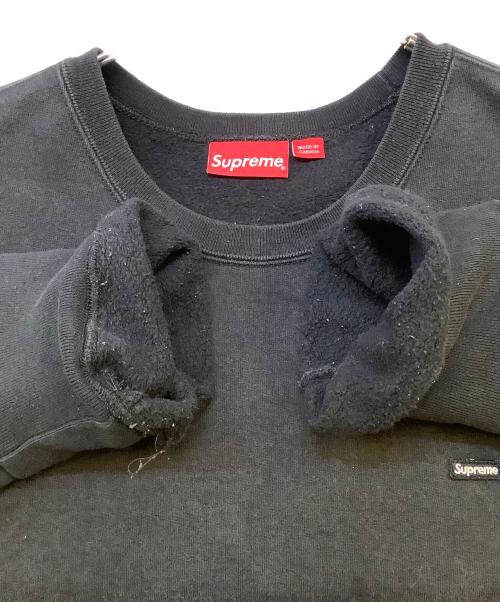 SUPREME（シュプリーム）SUPREME (シュプリーム) small box crewneck ブラック サイズ:XLの古着・服飾アイテム