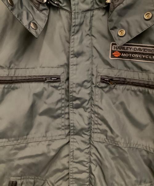 HARLEY-DAVIDSON（ハーレーダビッドソン）HARLEY-DAVIDSON (ハーレーダビッドソン) ナイロンジャケット グレー サイズ:Sの古着・服飾アイテム