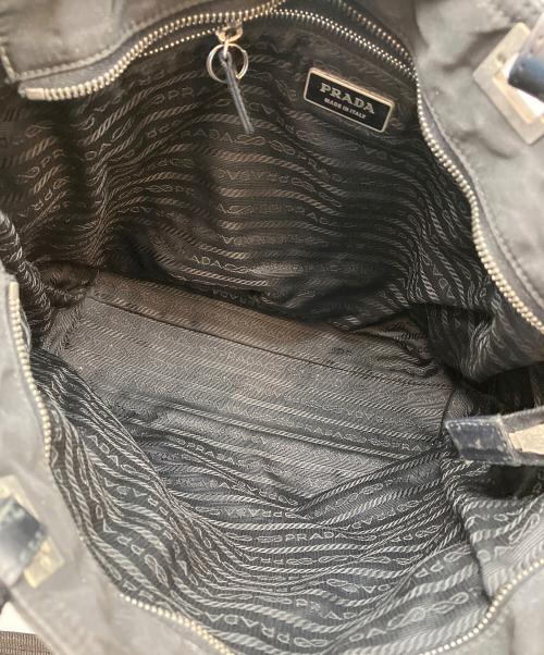 PRADA（プラダ）PRADA (プラダ) ナイロントートバッグ ブラックの古着・服飾アイテム