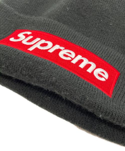 SUPREME（シュプリーム）Supreme (シュプリーム) New Era (ニューエラ) ニット帽 ブラックの古着・服飾アイテム