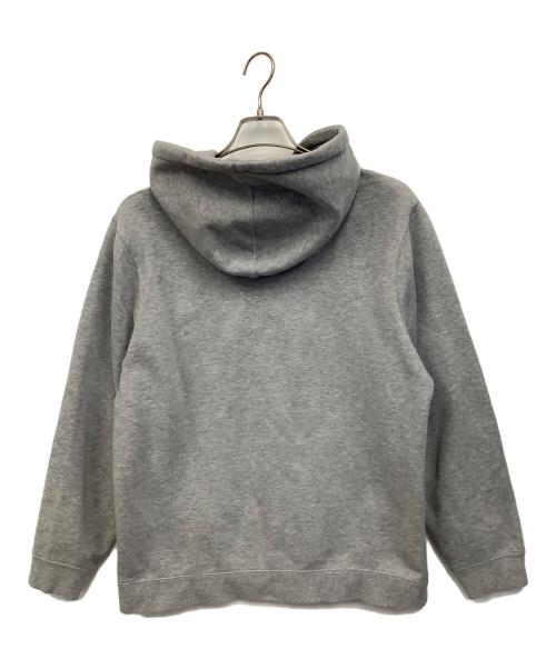 stussy（ステューシー）stussy (ステューシー) Stock Logo App Hoodie グレー サイズ:Mの古着・服飾アイテム
