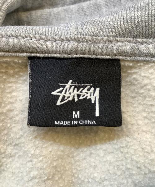 stussy（ステューシー）stussy (ステューシー) Stock Logo App Hoodie グレー サイズ:Mの古着・服飾アイテム