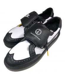 NIKE×PEACEMINUSONE（ナイキ×ピースマイナスワン）の古着「Kwondo1Black and White」｜ブラック×ホワイト