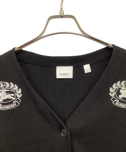BURBERRY（バーバリー）BURBERRY (バーバリー) 厚手カーディガン ブラック サイズ:14Y(164cm)の古着・服飾アイテム