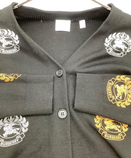 BURBERRY（バーバリー）BURBERRY (バーバリー) 厚手カーディガン ブラック サイズ:14Y(164cm)の古着・服飾アイテム