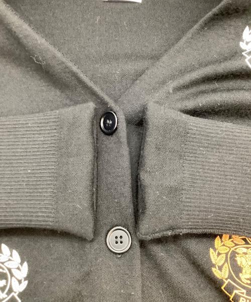 BURBERRY（バーバリー）BURBERRY (バーバリー) 厚手カーディガン ブラック サイズ:14Y(164cm)の古着・服飾アイテム