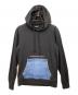 DIESEL（ディーゼル）の古着「プルオーバーパーカー」｜ブラック×ブルー
