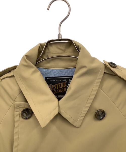 Hysteric Glamour（ヒステリックグラマー）Hysteric Glamour (ヒステリックグラマー) オーバートレンチコート ベージュ サイズ:FREEの古着・服飾アイテム