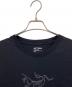 ARC'TERYX (アークテリクス) 半袖カットソー　Arc'Word Logo SS ブラック サイズ:L：6000円