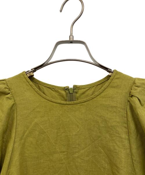 JOURNAL STANDARD（ジャーナルスタンダード）JOURNAL STANDARD (ジャーナルスタンダード) 半袖ワンピース 黄緑 サイズ:38の古着・服飾アイテム