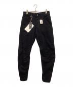 G-STAR RAWジースターロゥ）の古着「ARC 3D JEANS/立体裁断カーブデザインテーパードジーンズ」｜ブラック