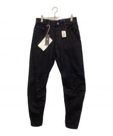 G-STAR RAW（ジースターロゥ）の古着「ARC 3D JEANS/立体裁断カーブデザインテーパードジーンズ」｜ブラック