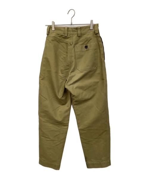 MHL（エムエイチエル）MHL (エムエイチエル) デーンズコットンドリルパンツ オリーブの古着・服飾アイテム