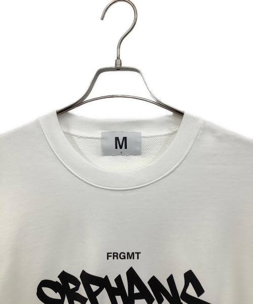 FRAGMENT ORPHANS（フラグメント オーファンズ）FRAGMENT ORPHANS (フラグメント オーファンズ) クルーネックスウェット ホワイト サイズ:Mの古着・服飾アイテム