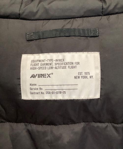 AVIREX（アヴィレックス）AVIREX (アヴィレックス) MILITARY FUNCTION　ダウンジャケット ブラック サイズ:XLの古着・服飾アイテム