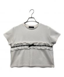 JILTU（ジルチュ）の古着「PETIT FRILL TEE」｜ホワイト