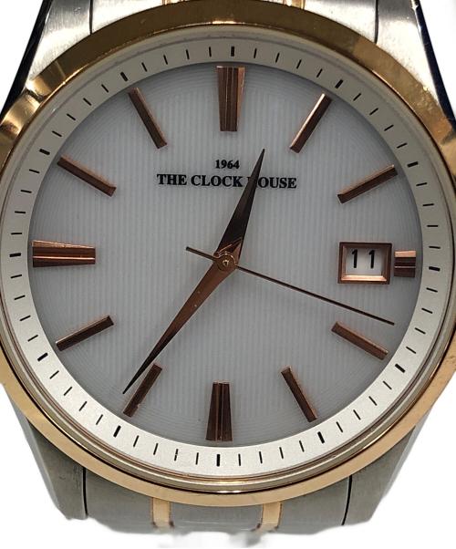 THE CLOCK HOUSE（ザクロックハウス）THE CLOCK HOUSE (ザクロックハウス) 腕時計 ホワイトの古着・服飾アイテム
