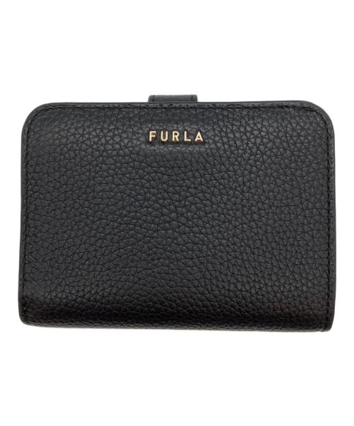 FURLA（フルラ）FURLA (フルラ) 2つ折り財布 ブラックの古着・服飾アイテム