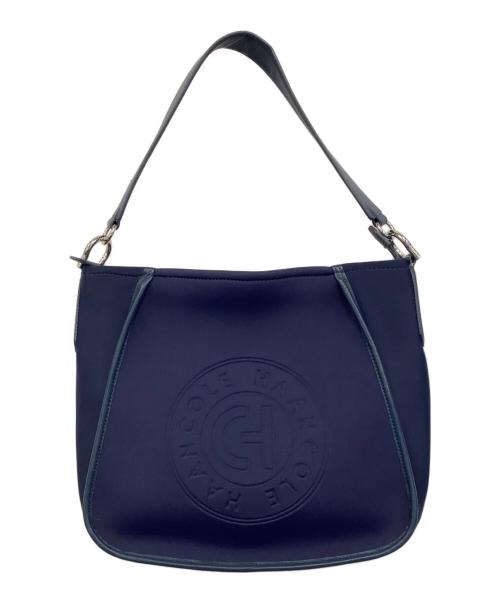 COLE HAAN（コールハーン）COLE HAAN (コールハーン) ネオプレン ミッドサイズ クロスボディ ブルーの古着・服飾アイテム